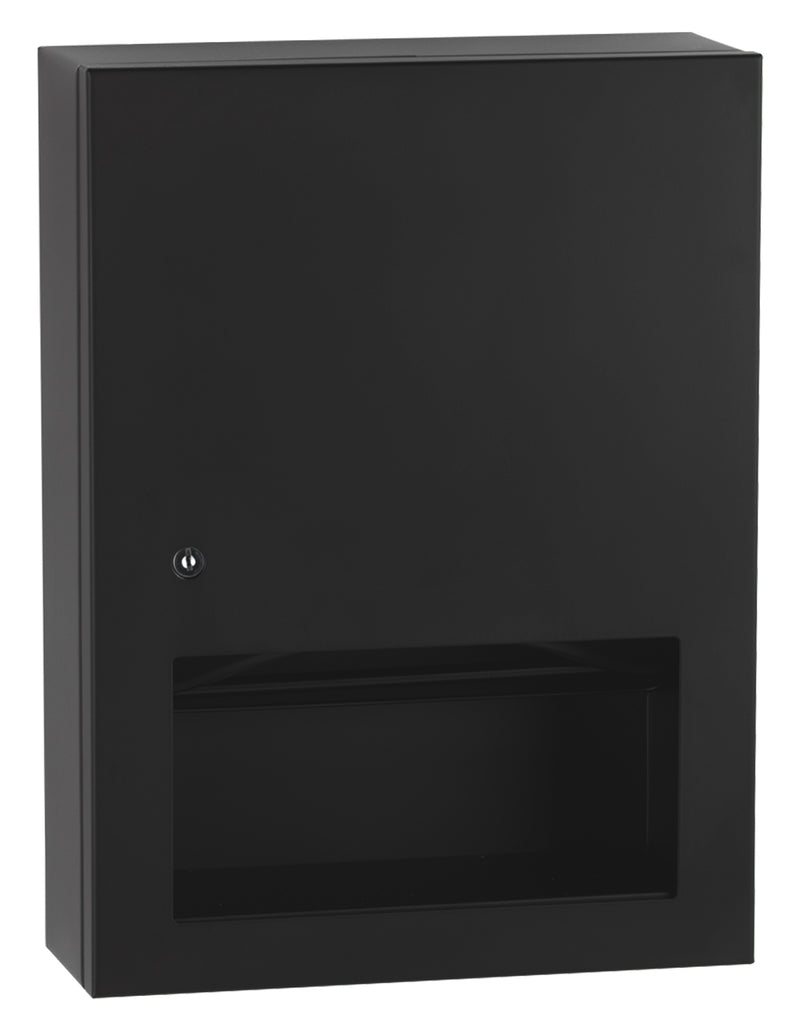 Bobrick B-359039.MBLK - TrimLineSeries™ Surface-Mounted Paper Towel Dispenser, Matte Black