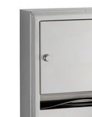Bobrick B-3699 - ClassicSeries® Surface-Mounted Paper Towel Dispenser/Waste Receptacle
