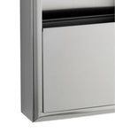Bobrick B-3699 - ClassicSeries® Surface-Mounted Paper Towel Dispenser/Waste Receptacle