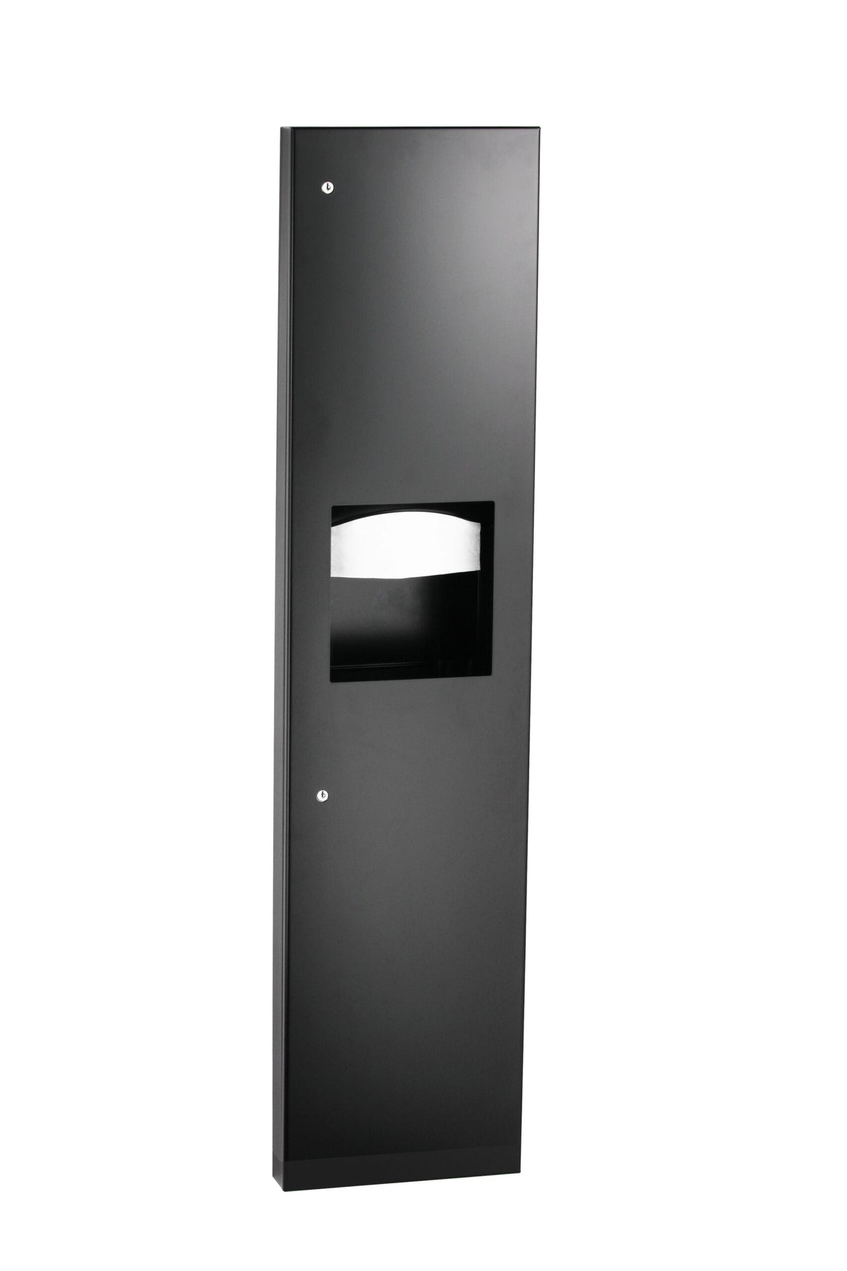 Bobrick B-38032.MBLK - TrimLineSeries™ Semi-Recessed Paper Towel