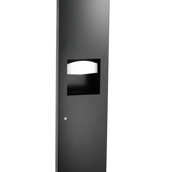 Bobrick B-38032.MBLK - TrimLineSeries™ Semi-Recessed Paper Towel