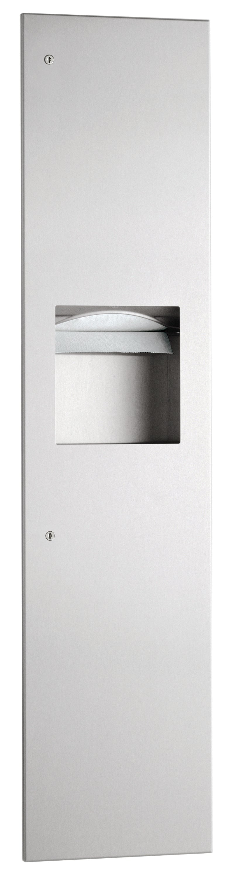 Bobrick B-38034 - TrimLineSeries® Recessed Paper Towel Dispenser/Waste Receptacle