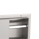 Bobrick B-386 - Partition-Mounted Multi-Roll Toilet Tissue Dispenser (Serves 2 Compartments)