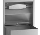 Bobrick B-3947 - ClassicSeries® Recessed Convertible Paper Towel Dispenser/Waste Receptacle