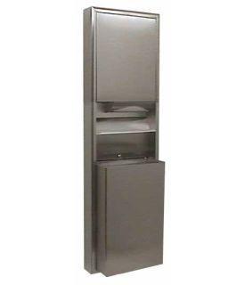 Bobrick B-3949 - ClassicSeries® Surface-Mounted Convertible Paper Towel Dispenser/Waste Receptacle | Choice Builder Solutions