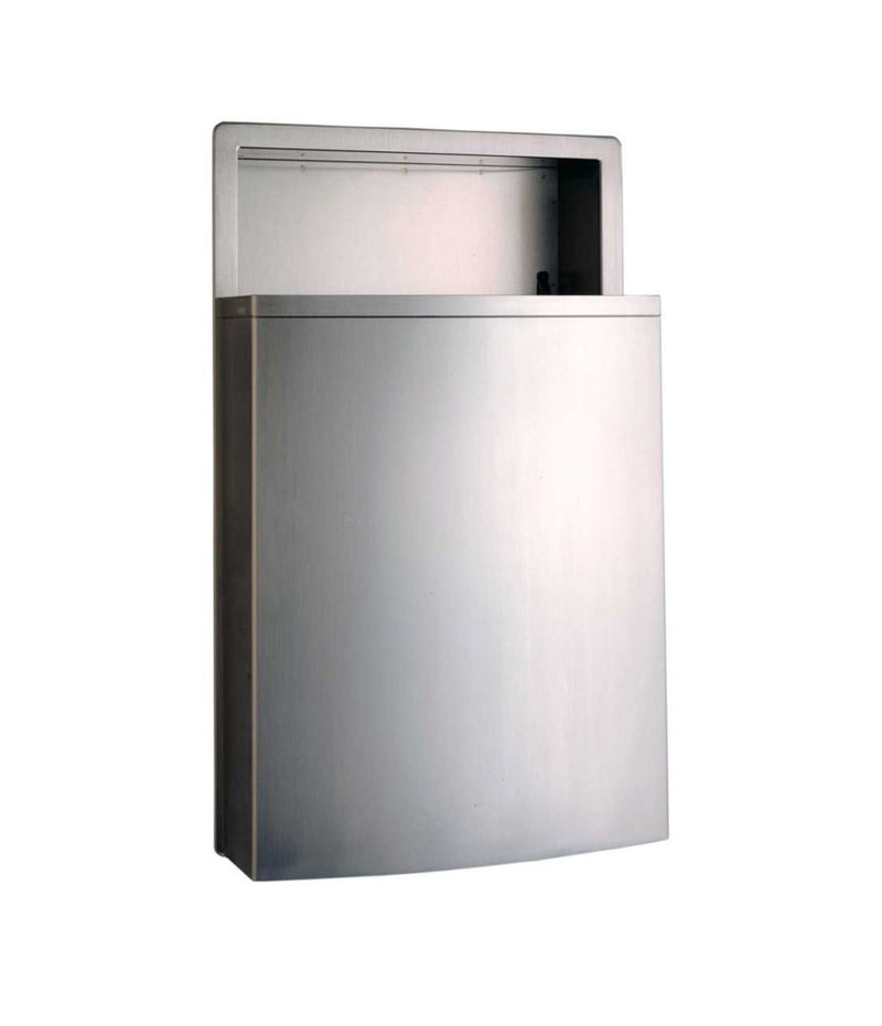 Bobrick B-43644 - ConturaSeries® Recessed Waste Receptacle with LinerMate