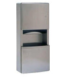 Bobrick B-43699 - Paper Towel Dispenser/Waste Receptacle with TowelMate and LinerMate | Choice Builder Solutions
