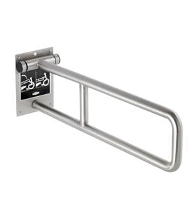 Bobrick B-4998 - 1-1/4" Diameter Swing Up Grab Bar 29" | Choice Builder Solutions
