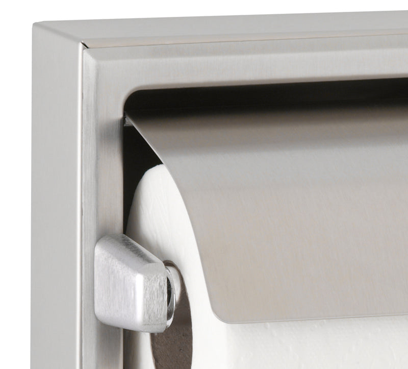 Bobrick B-66997 - Surface-Mounted Toilet Tissue Dispenser with Hood