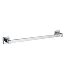 Gamco-76737X18 -Surface-Mounted 3/4" Square Towel Bar - Satin-Finish