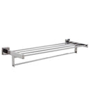 Bobrick  B-676x24 - Surface-Mounted Towel Shelf with Towel Bar 24"