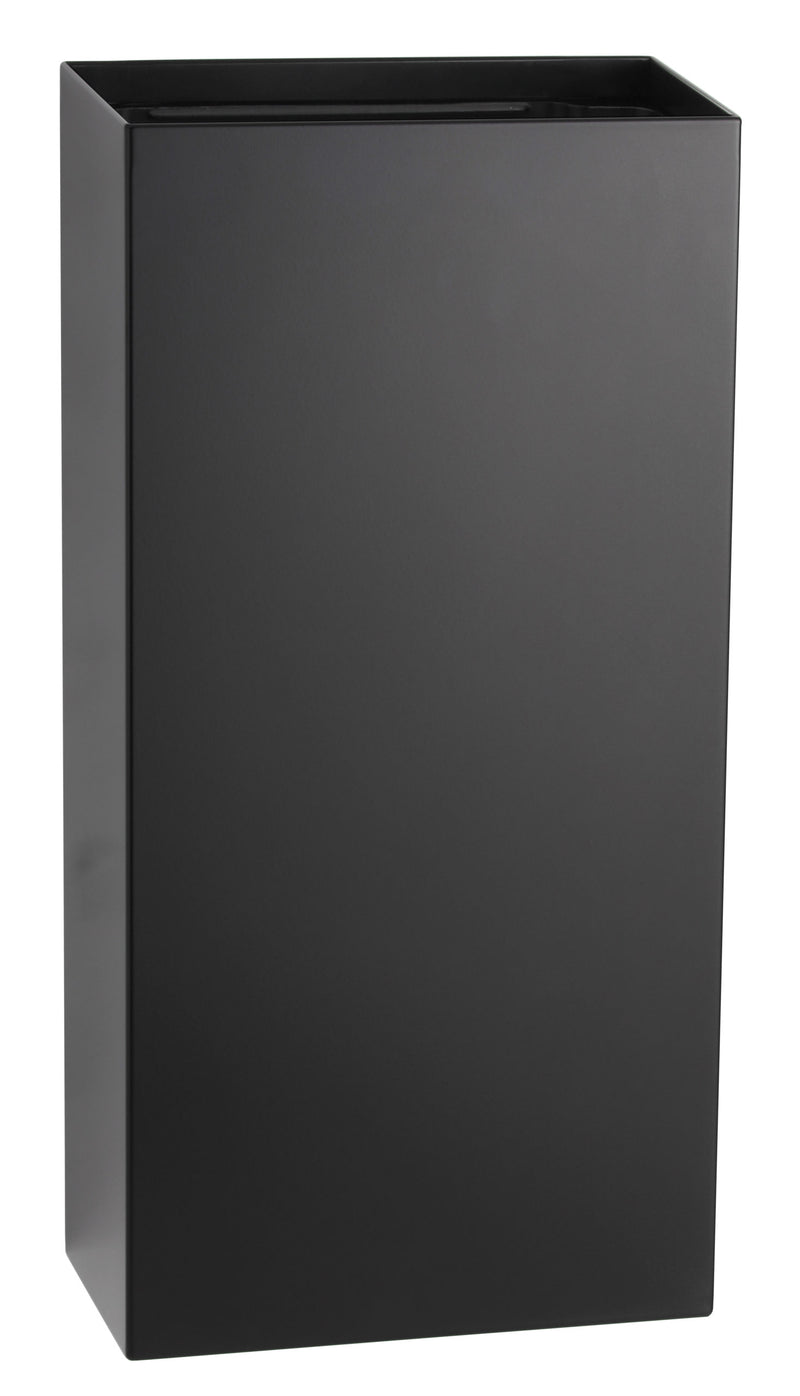 Bobrick B-9279.MBLK - Fino Collection Surface-Mounted Waste Receptacle, Matte Black