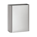 Bradley 357-350000 - Waste Receptacle, 6.5 gallon Surface-Mounted w/ Hinged Cover