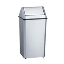 Bradley 377-373800 - Waste Receptacle 36 gallon - Free Standing less Swing Top
