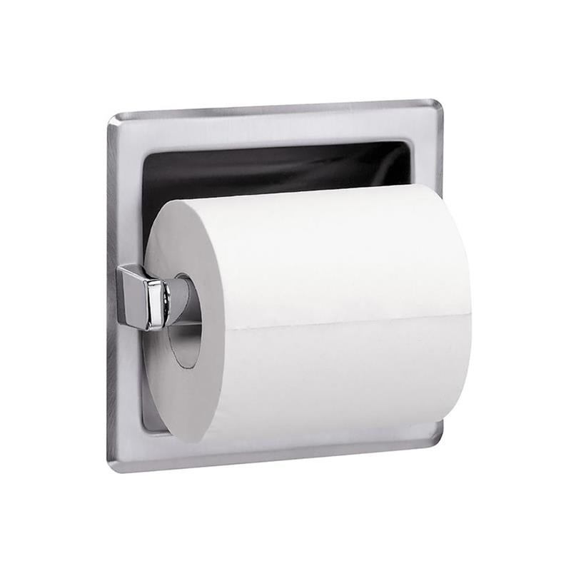 Bradley 5104-520000 - Recessed Single Roll Toilet Paper Dispenser