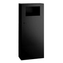 Bobrick - B-35649.MBLK - TrimLineSeries™ Surface-Mounted Waste Receptacle, Matte Black