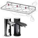 ASI 0390-41 - Matte Black EZ FILL™ Top Fill, Multi-Feed Liquid Soap Dispenser Heads