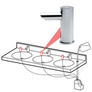 ASI-0390-1AC - EZ Fill™ - Top Fill, MULTI-FEED LIQUID Soap Dispenser Head² - (AC Plug In) - POLISHED FINISH