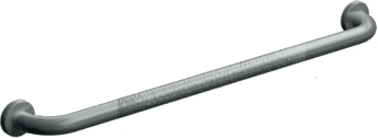 ASI-3801-30P - Snap Flange (1-1/2" O.D) Peened -  Straight Grab Bar, 30”
