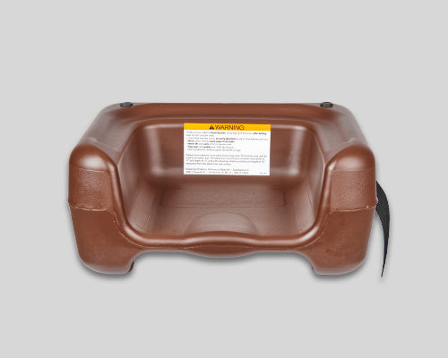 Koala Kare-KB854-09S Restaurant Booster 1-pack (Brown) with Strap