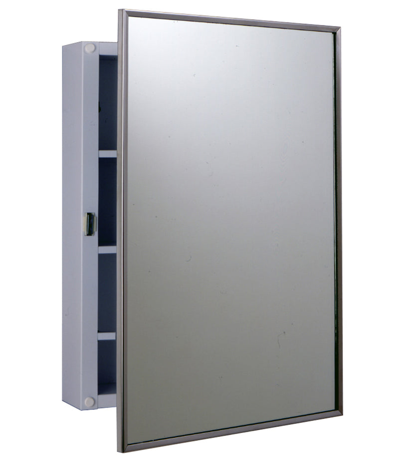 Gamco-MC-2 -Surface-Mounted Medicine Cabinet, Stainless Steel, Right or Left