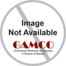 Gamco-TW-1F -Semi-Recessed Towel Dispenser and Waste Receptacle Combination