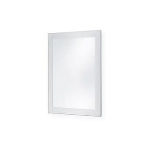 Bradley SA01-800001 - Framed Wall Mirror, Stainless Steel, Chase-Mounted, 12x16