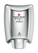 World Dryer - K-972P2 - SMARTdri Plus - Automatic- Plus Version Stainless Steel, Polished, Surface Mount