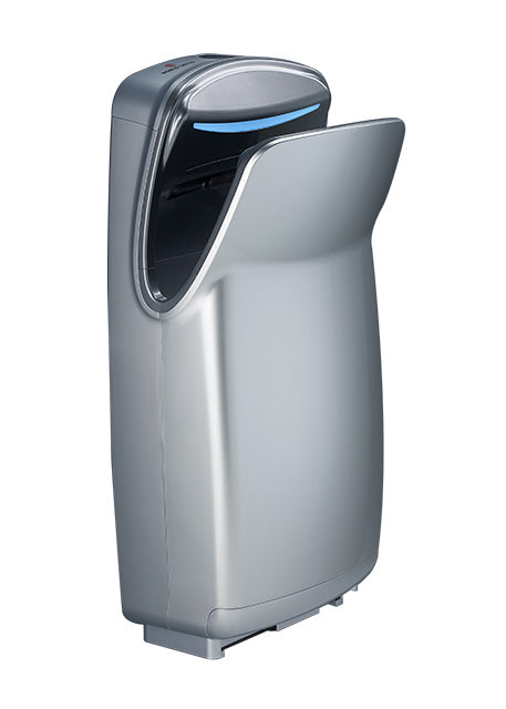 World Dryer - V-649A - VMAX® - Automatic Silver ABS - Hardwired (No Plug), Surface (ADA) Mount