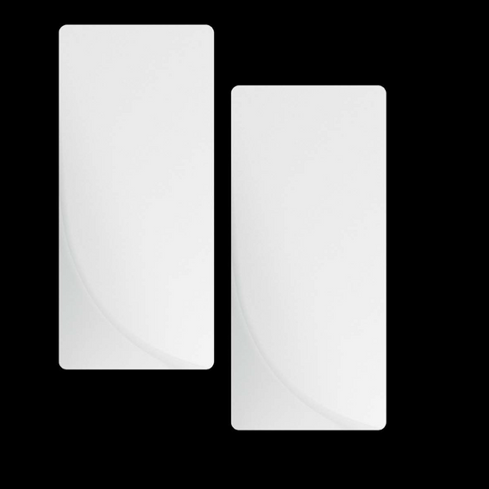World Dryer - 37-10455-2PK - WALL GUARDS - Accessory White 2PK Surface Mount