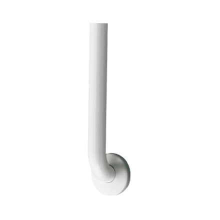 ASI-3801-18AW - 1-1/2" DIA (38 mm) Grab Bar With White Antimicrobial Powder Coated Finish - 18" Length