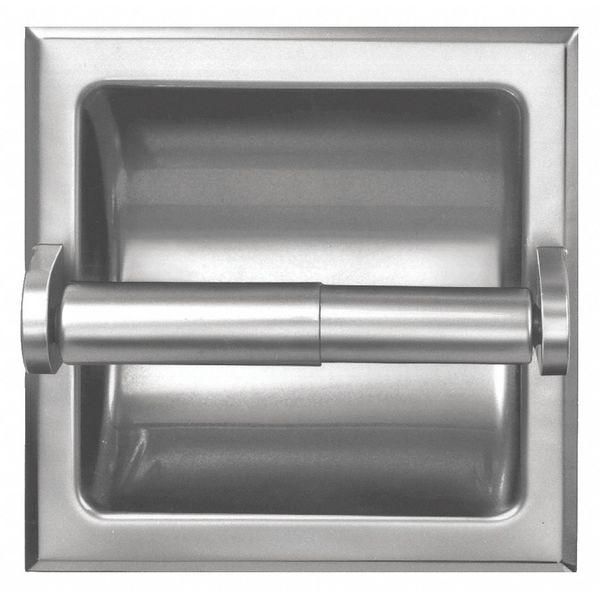Bradley 5102-525500 - Recessed Single Roll Toilet Paper Dispenser