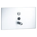 Bradley 6437-000000 - Recessed Horizontal Liquid Soap Dispenser, 50 oz - Satin Finish