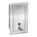 Bradley 644-000000 - Recessed Vertical Liquid Soap Dispenser, 40 oz - Satin Finish