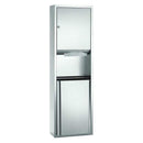 Bradley 236-360000 - Recessed Paper Towel Dispenser and Waste Receptacle Combination Unit, 18 Gal